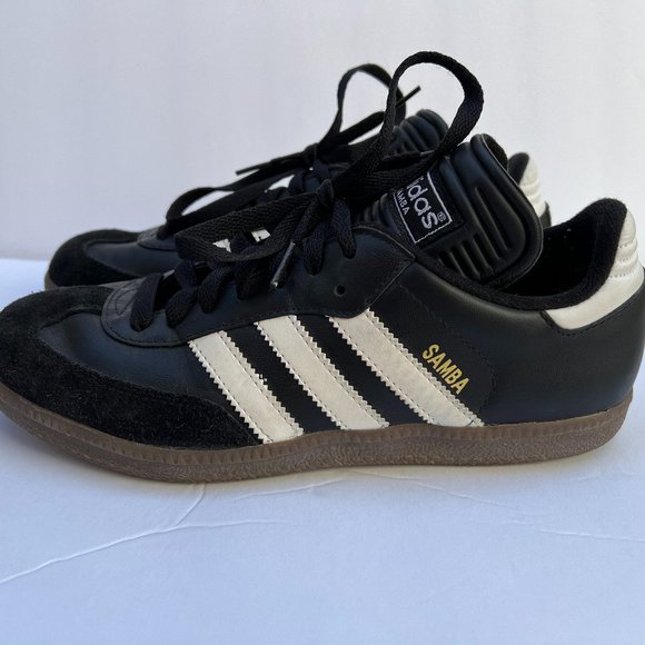 adidas sambas black leather shoes - Picture 1 of 6
